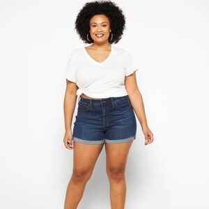 Madewell denim high rise shorts size 20